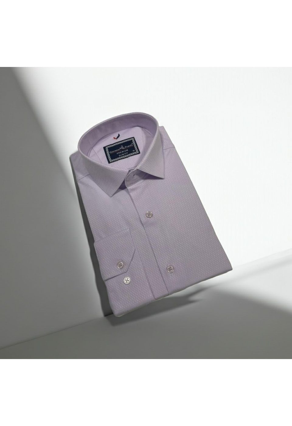 Slim Fit Uzun Kol Düz Renk Saten Erkek Gömlek 3GMK311353004 - Giovanni Fratelli