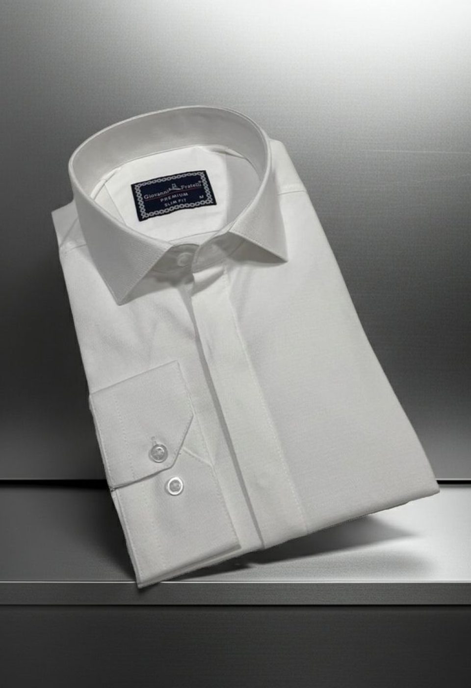 Slim Fit Uzun Kol Desenli Armürlü Jakar Erkek Gömlek 3GMK311358001