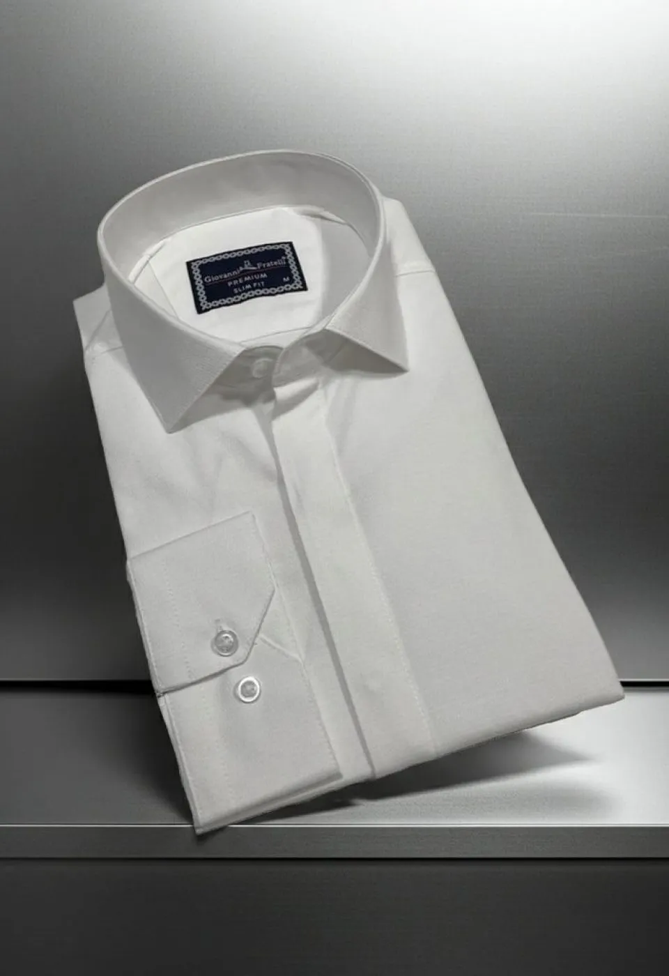 Slim Fit Uzun Kol Desenli Armürlü Jakar Erkek Gömlek 3GMK311358001