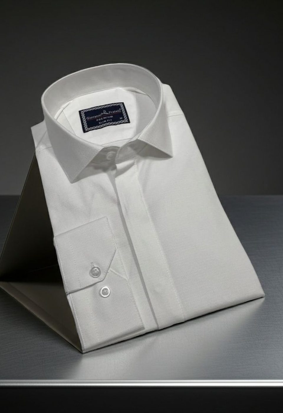 Slim Fit Uzun Kol Desenli Armürlü Jakar Erkek Gömlek 3GMK311358001