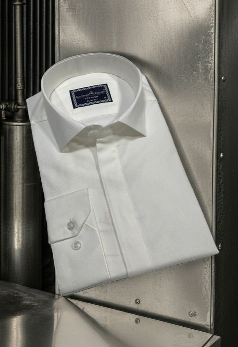 Slim Fit Uzun Kol Desenli Armürlü Jakar Erkek Gömlek 3GMK311358002