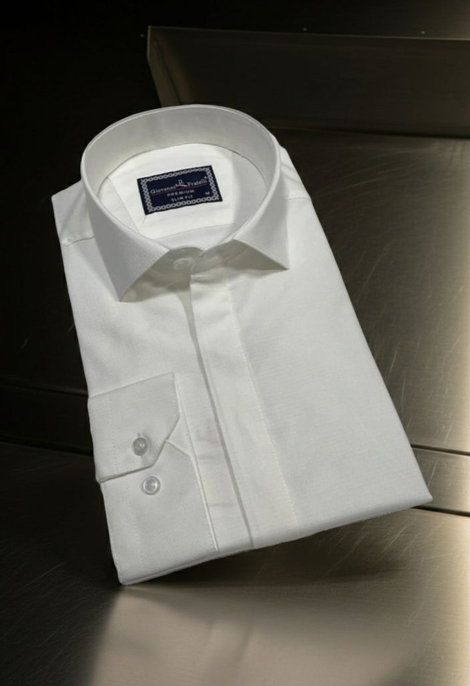 Slim Fit Uzun Kol Desenli Armürlü Jakar Erkek Gömlek 3GMK311358002