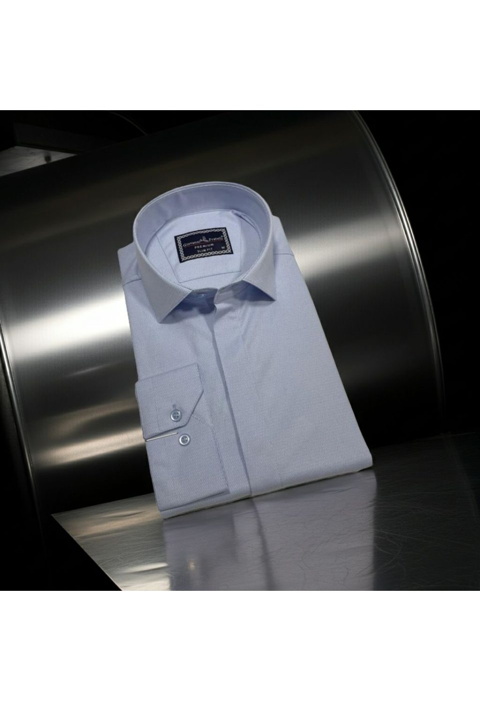 1358 CR JKR 003 Slim Fit Uzun Kol Desenli Armürlü Jakar Erkek Gömlek 3GMK311358003 - Giovanni Fratelli