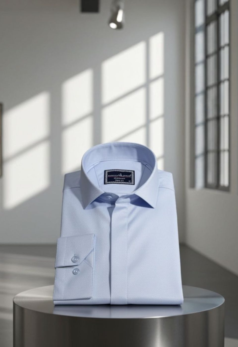 1358 CR JKR 003 Slim Fit Uzun Kol Desenli Armürlü Jakar Erkek Gömlek 3GMK311358003 - Giovanni Fratelli