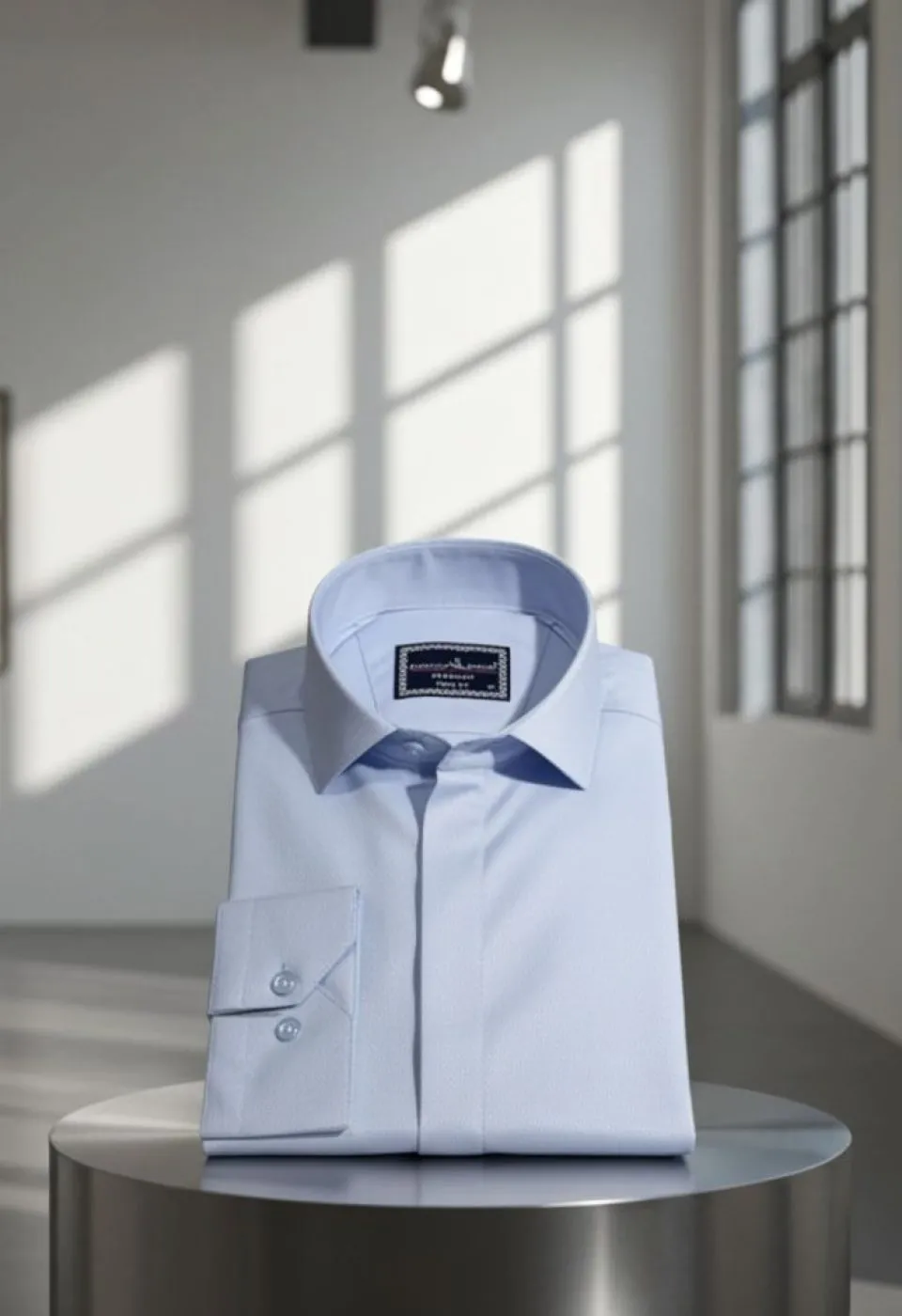 Slim Fit Uzun Kol Desenli Armürlü Jakar Erkek Gömlek 3GMK311358003 - Giovanni Fratelli