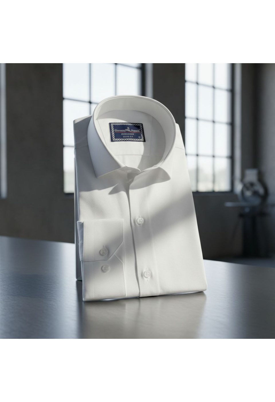 1359 CR JKR 001 Slim Fit Uzun Kol Desenli Armürlü Jakar Erkek Gömlek 3GMK311359001 - Giovanni Fratelli