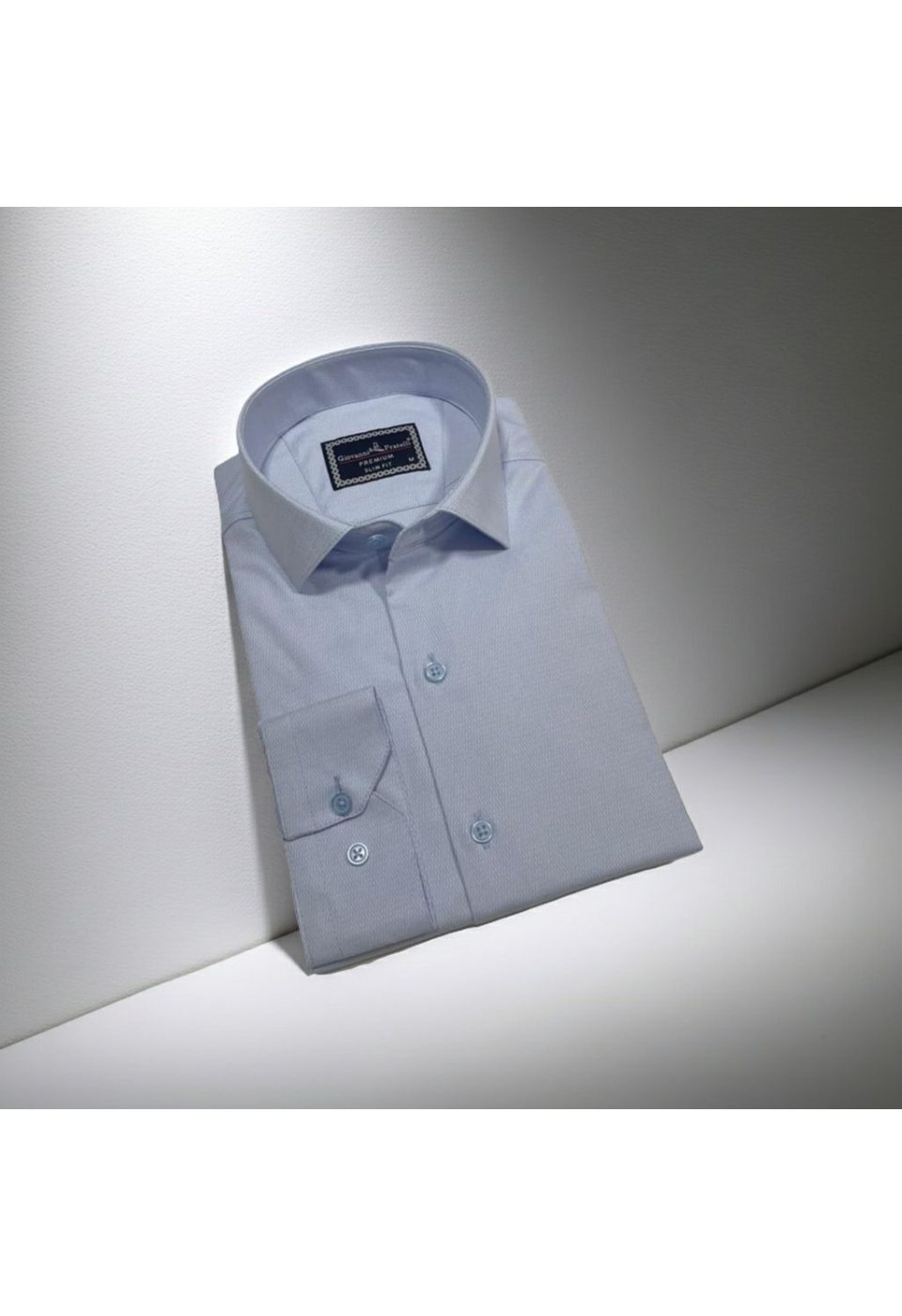 1359 CR JKR 003 Slim Fit Uzun Kol Desenli Armürlü Jakar Erkek Gömlek 3GMK311359003 - Giovanni Fratelli