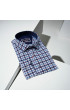 Slim Fit Uzun Kol Desenli Erkek Gömlek 3GMK311411002