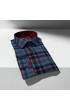 Slim Fit Uzun Kol Desenli Erkek Gömlek 3GMK311411004