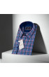 Slim Fit Uzun Kol Desenli Erkek Gömlek 3GMK311412002