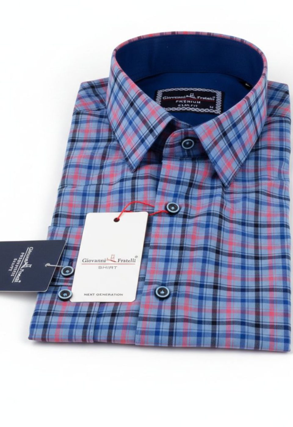 Slim Fit Uzun Kol Desenli Erkek Gömlek 3GMK311412002