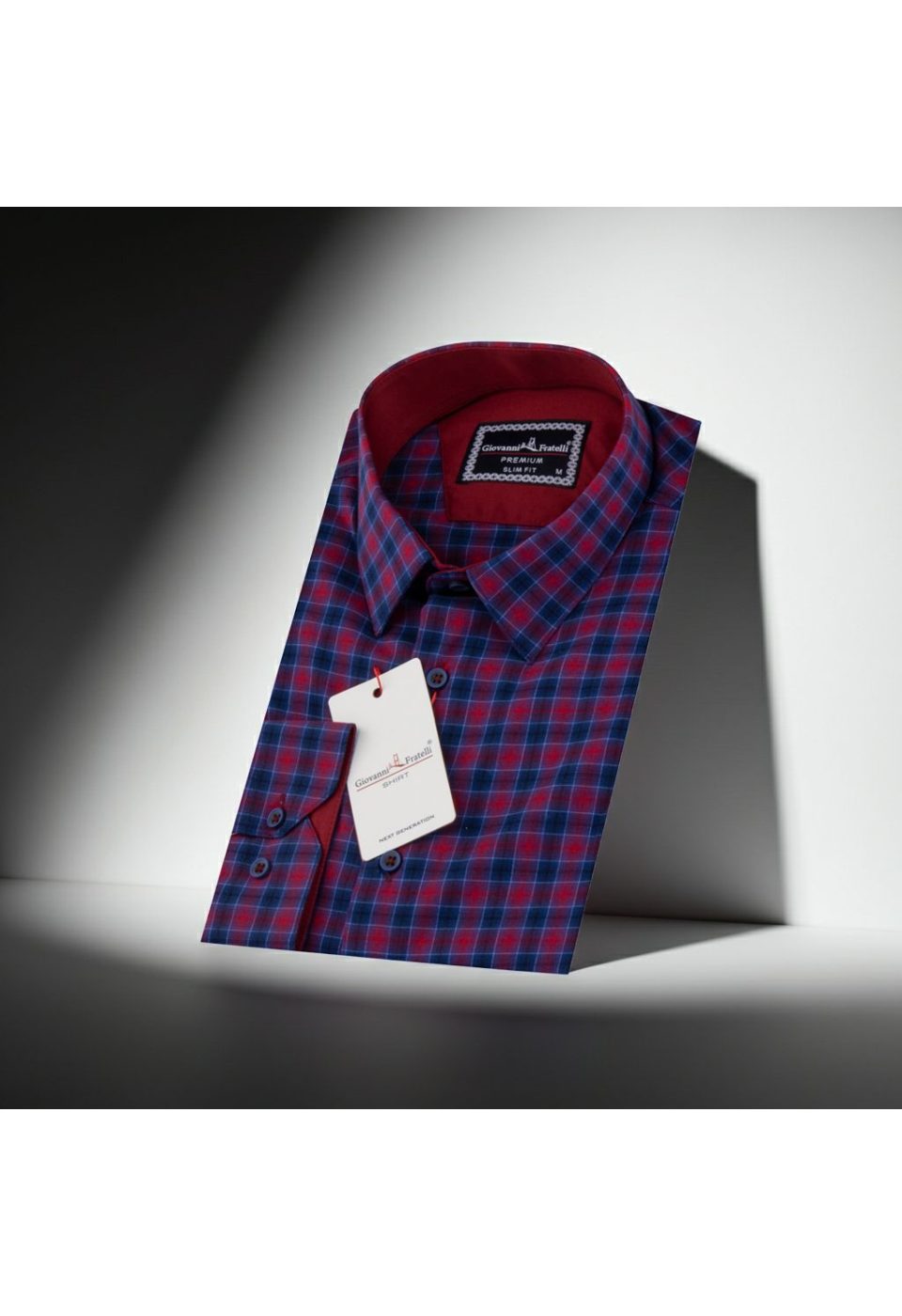 1412 CR 004 Slim Fit Uzun Kol Desenli Erkek Gömlek 3GMK311412004 - Giovanni Fratelli