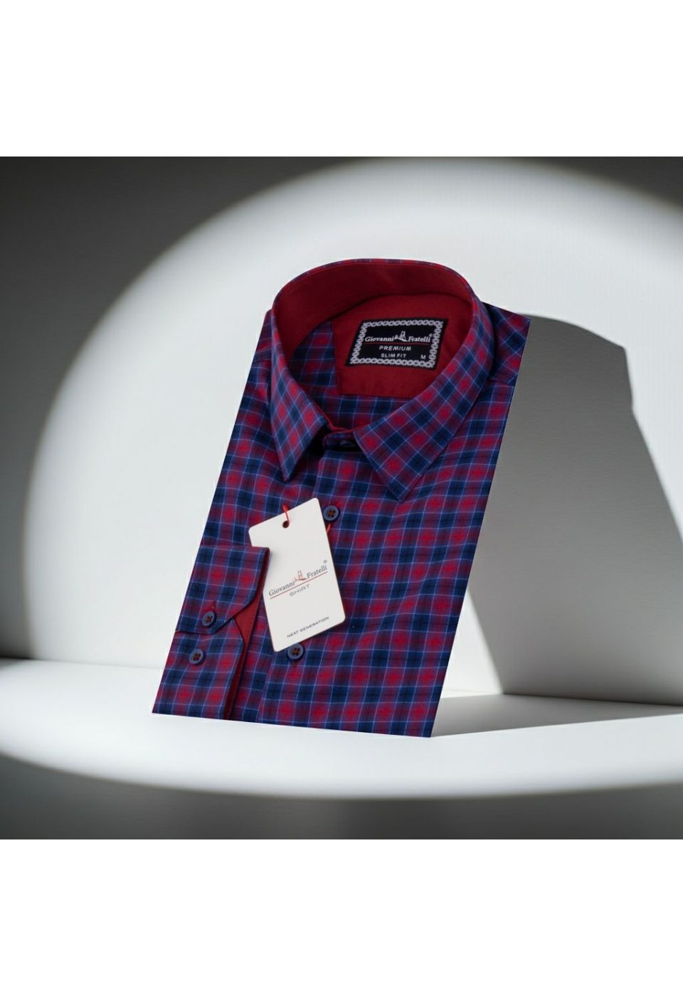 1412 CR 004 Slim Fit Uzun Kol Desenli Erkek Gömlek 3GMK311412004 - Giovanni Fratelli