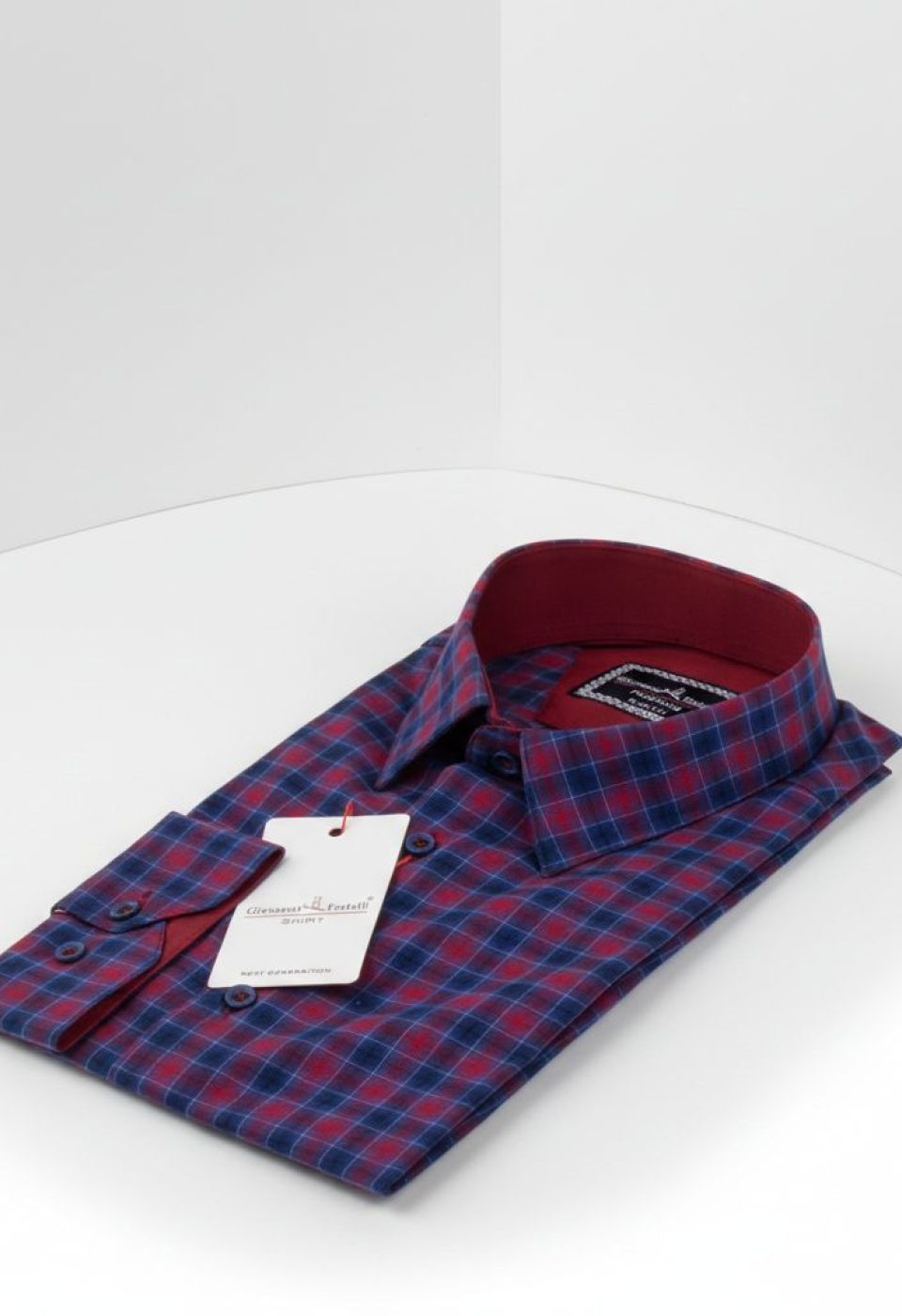 Slim Fit Uzun Kol Desenli Erkek Gömlek 3GMK311412004