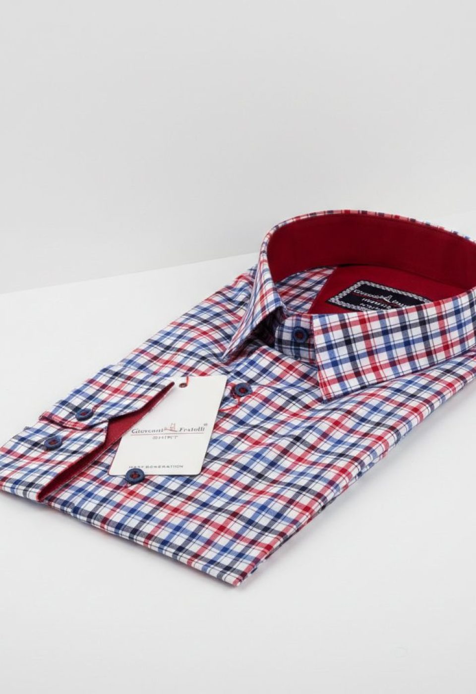 Slim Fit Uzun Kol Desenli Erkek Gömlek 3GMK311412007