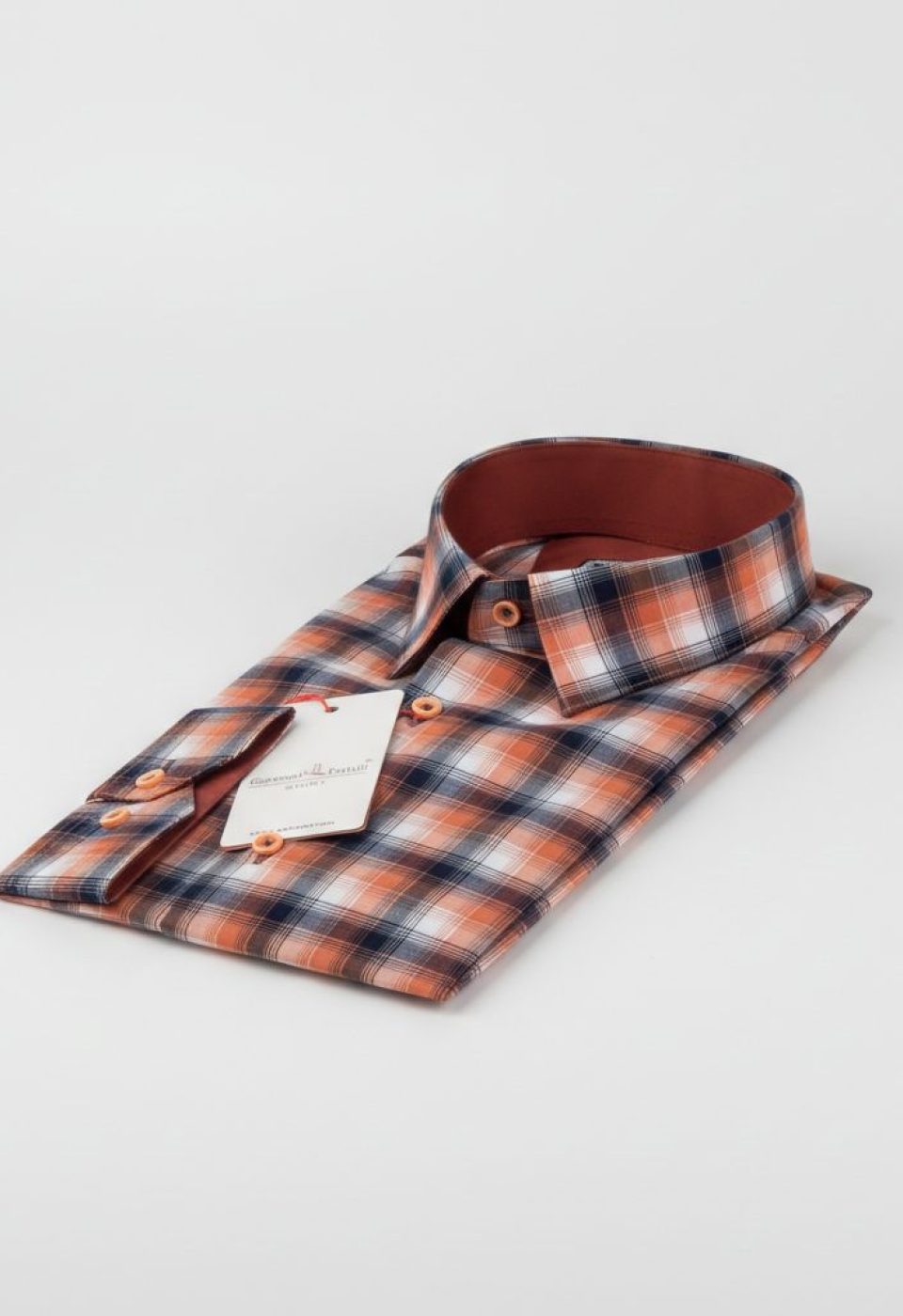 Slim Fit Uzun Kol Desenli Erkek Gömlek 3GMK311412013