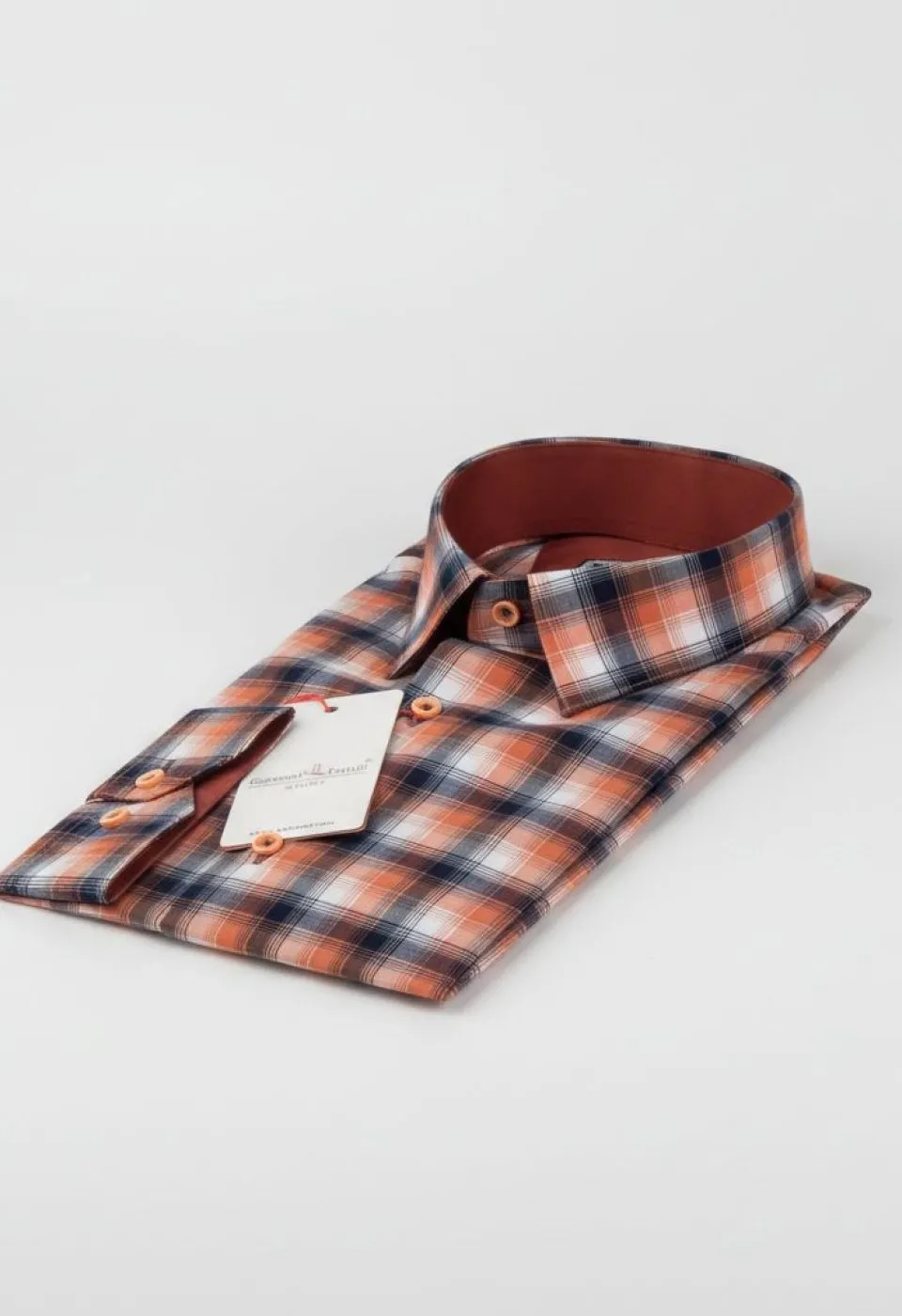 Slim Fit Uzun Kol Desenli Erkek Gömlek 3GMK311412013
