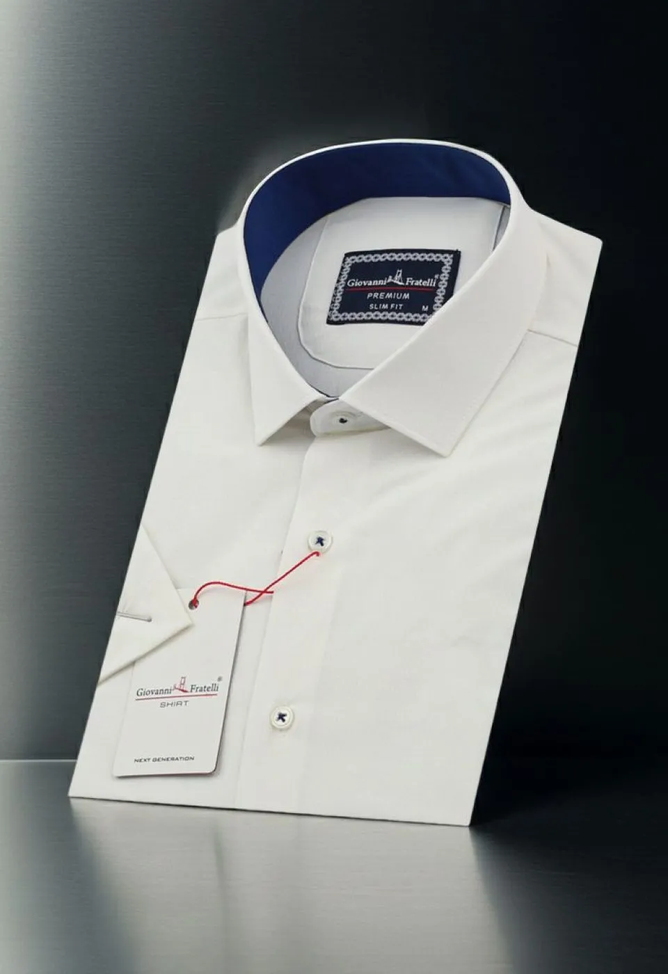 Slim Fit Kısa Kol Desenli Armürlü Jakar Erkek Gömlek 3GMK321413002