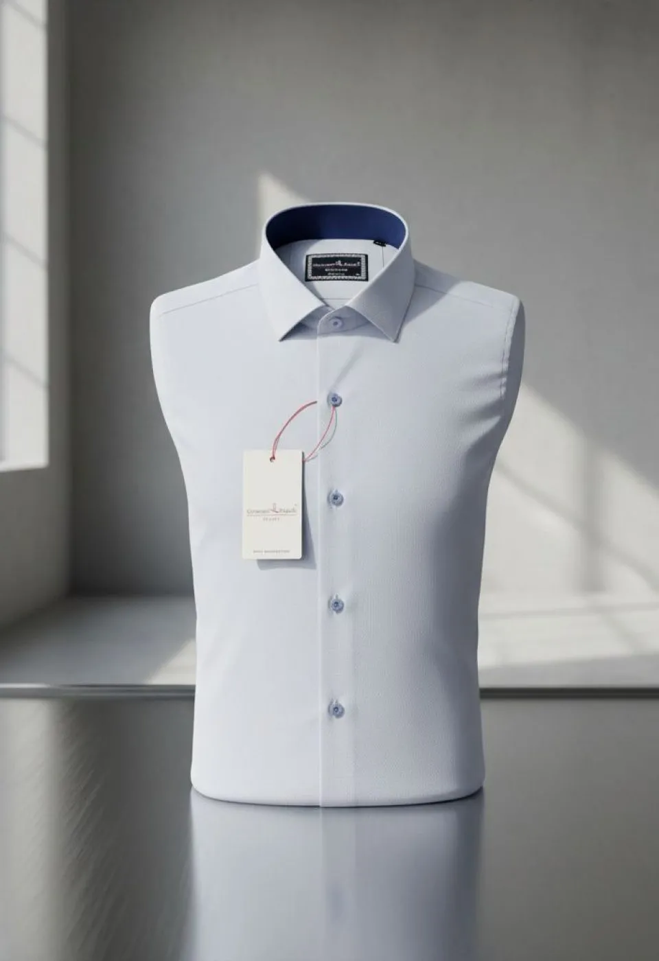 Slim Fit Kısa Kol Desenli Armürlü Jakar Erkek Gömlek 3GMK321413003 Slim Fit Kısa Kol Desenli Armürlü Jakar Erkek Gömlek 3GMK321413003