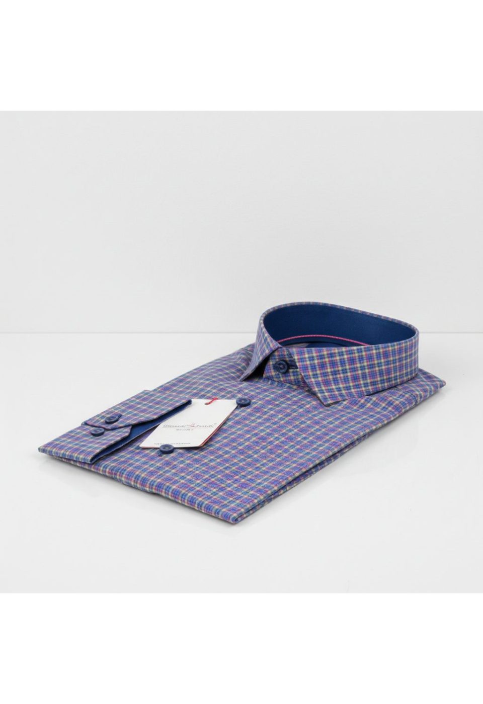 Slim Fit Uzun Kol Desenli Erkek Gömlek 3GMK311436003 - Giovanni Fratelli