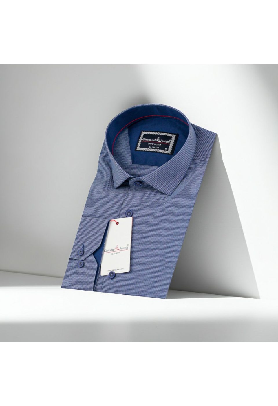 Slim Fit Uzun Kol Desenli Erkek Gömlek 3GMK311436005 - Giovanni Fratelli