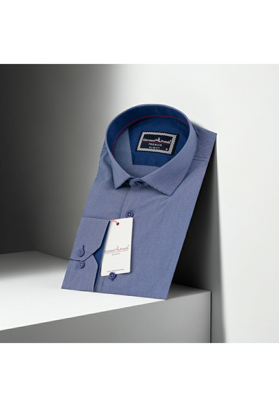 Slim Fit Uzun Kol Desenli Erkek Gömlek 3GMK311436005 - Giovanni Fratelli
