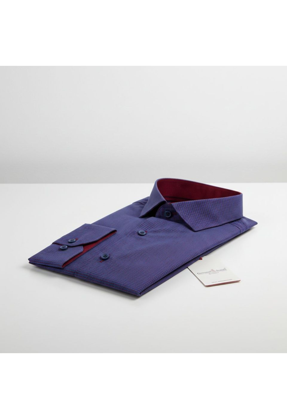 Slim Fit Uzun Kol Desenli Erkek Gömlek 3GMK311436012 - Giovanni Fratelli