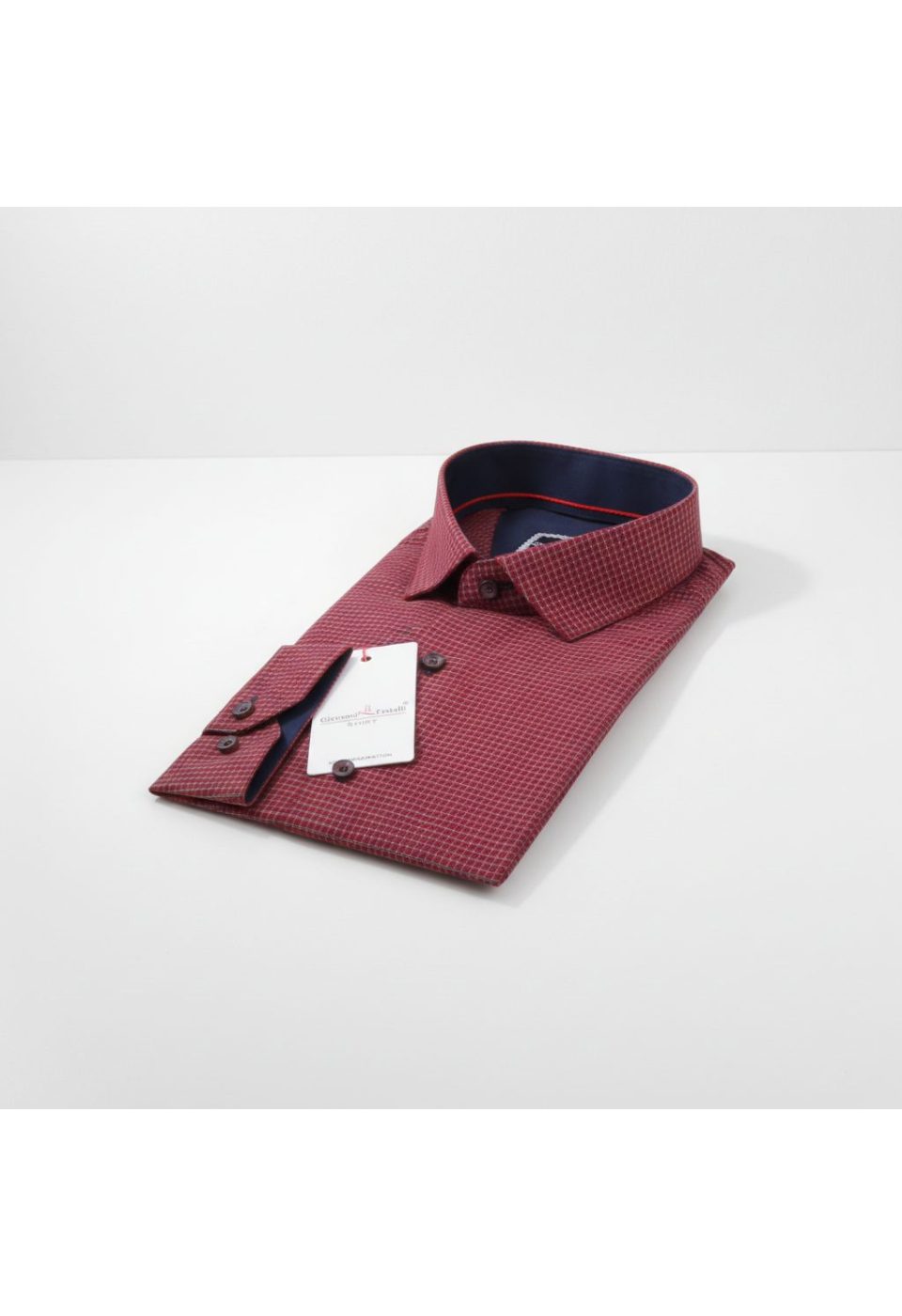 Slim Fit Uzun Kol Desenli Erkek Gömlek 3GMK311436024 - Giovanni Fratelli