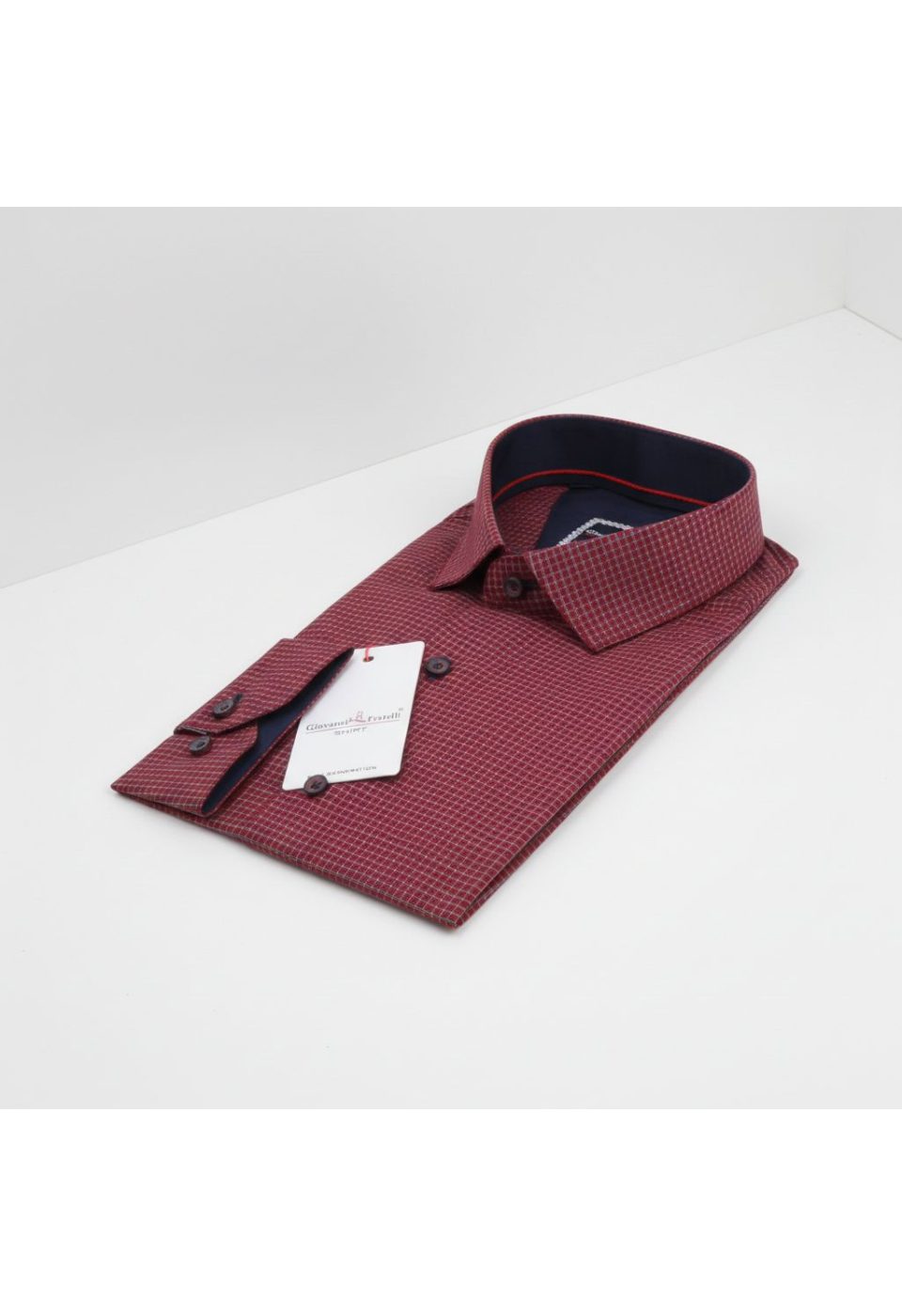 Slim Fit Uzun Kol Desenli Erkek Gömlek 3GMK311436024 - Giovanni Fratelli