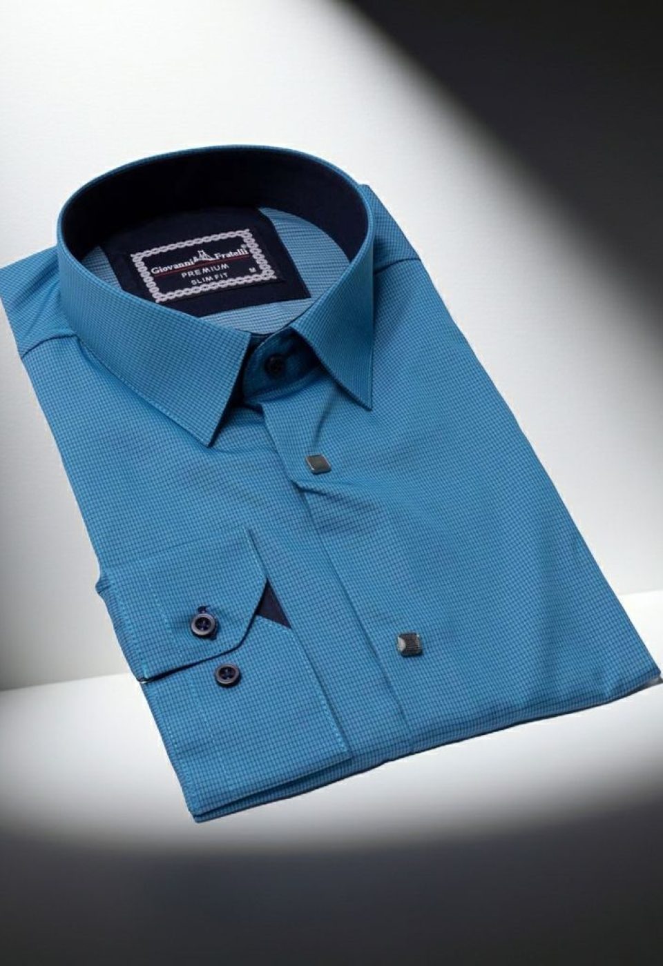 Slim Fit Uzun Kol Desenli Erkek Gömlek 3GMK311453006 Slim Fit Uzun Kol Desenli Erkek Gömlek 3GMK311453006