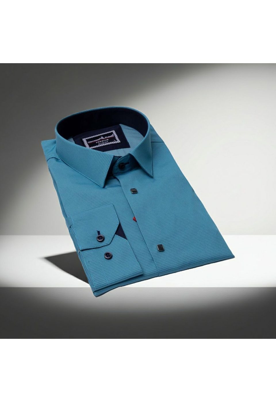 Slim Fit Uzun Kol Desenli Erkek Gömlek 3GMK311453007 - Giovanni Fratelli