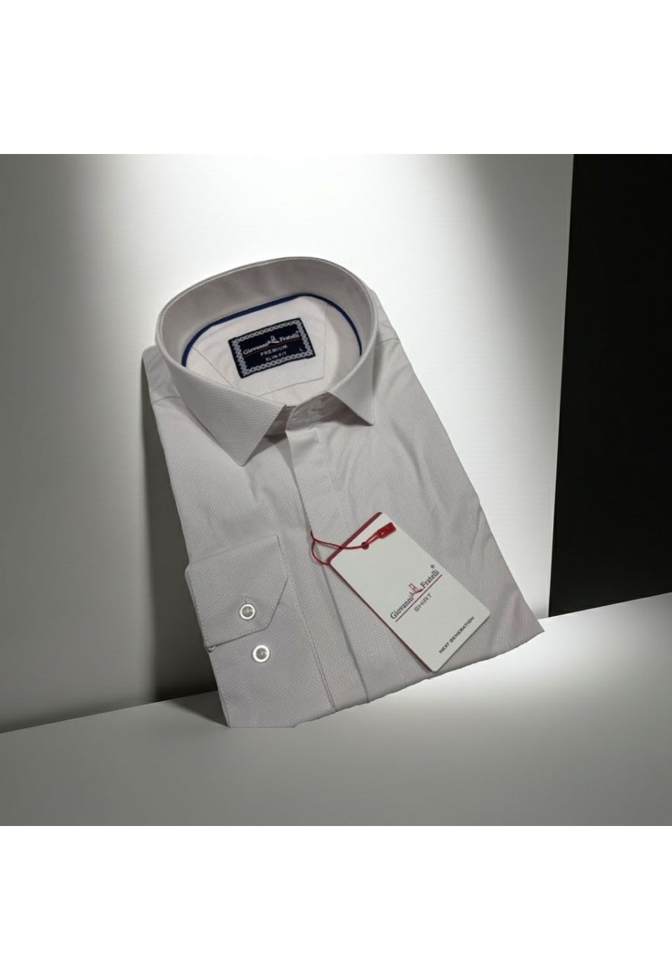 1454 CR 001 Slim Fit Uzun Kol Desenli Jakar Armürlü Gömlek 1454 CR 001 - Giovanni Fratelli