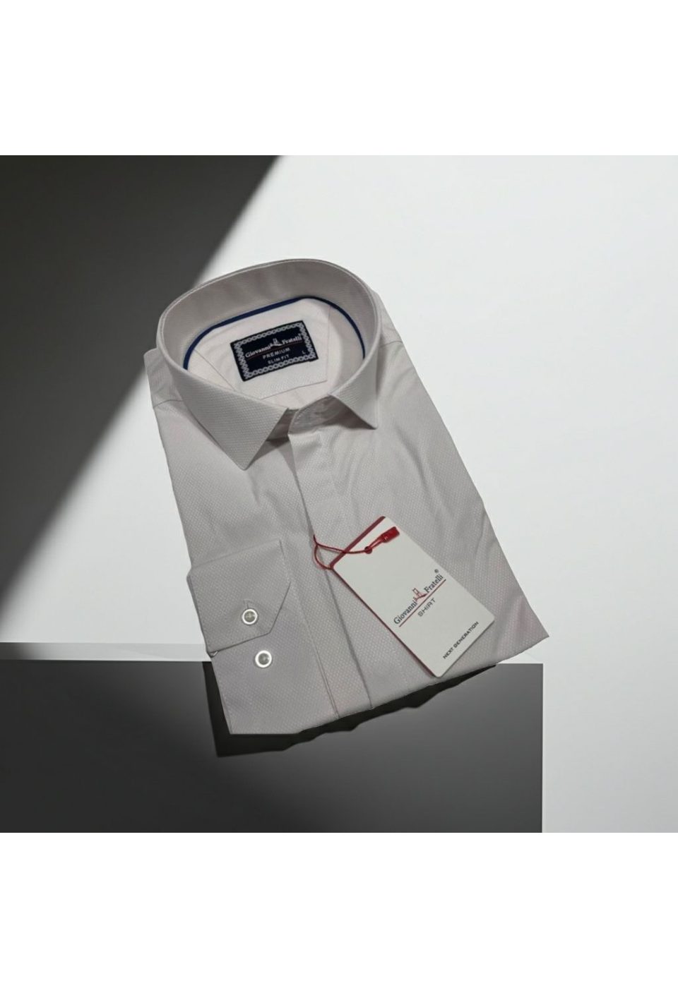 1454 CR 001 Slim Fit Uzun Kol Desenli Jakar Armürlü Gömlek 1454 CR 001 - Giovanni Fratelli