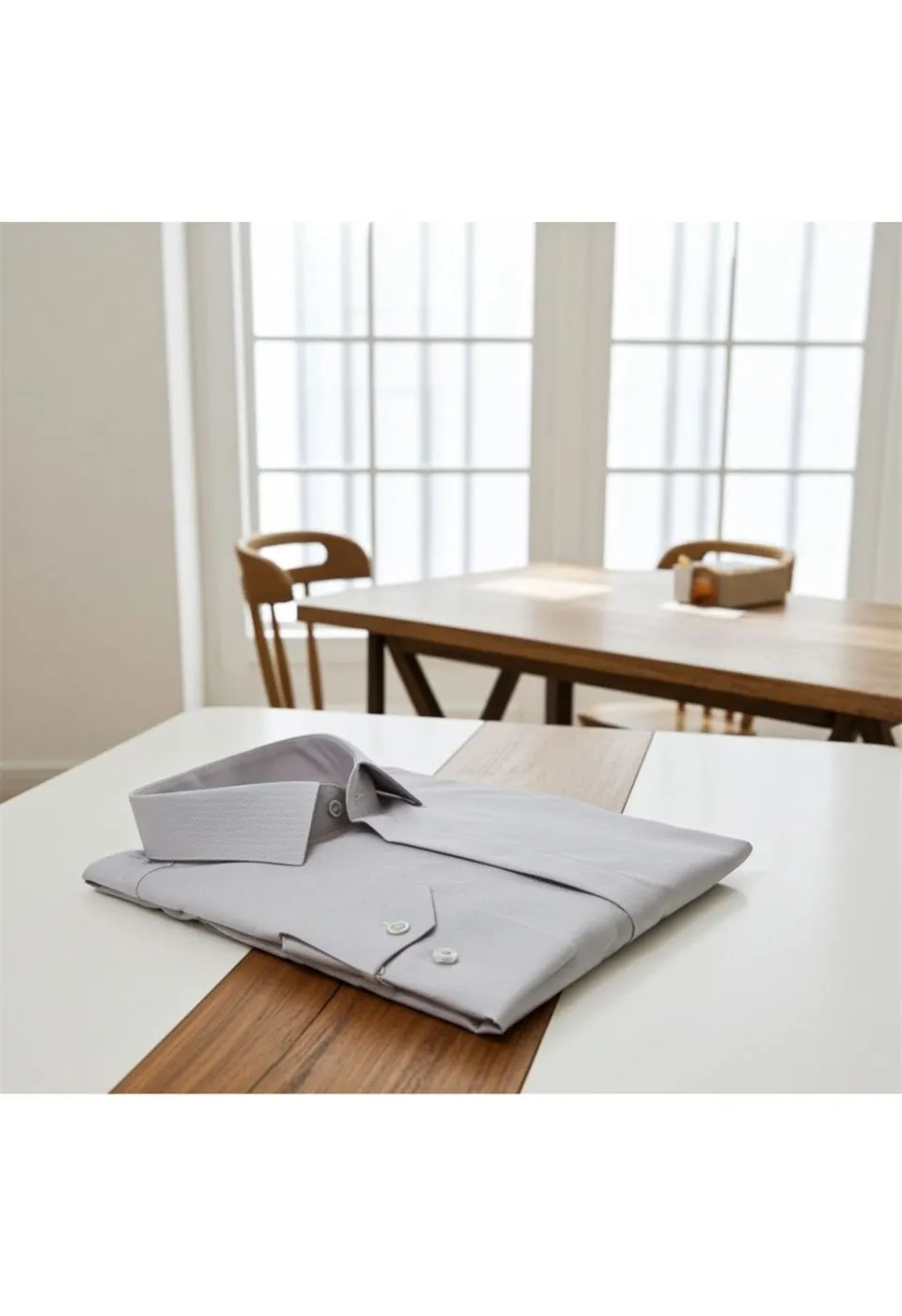 Slim Fit Uzun Kol Desenli Jakar Armürlü Gömlek 1454 CR 001 - Giovanni Fratelli