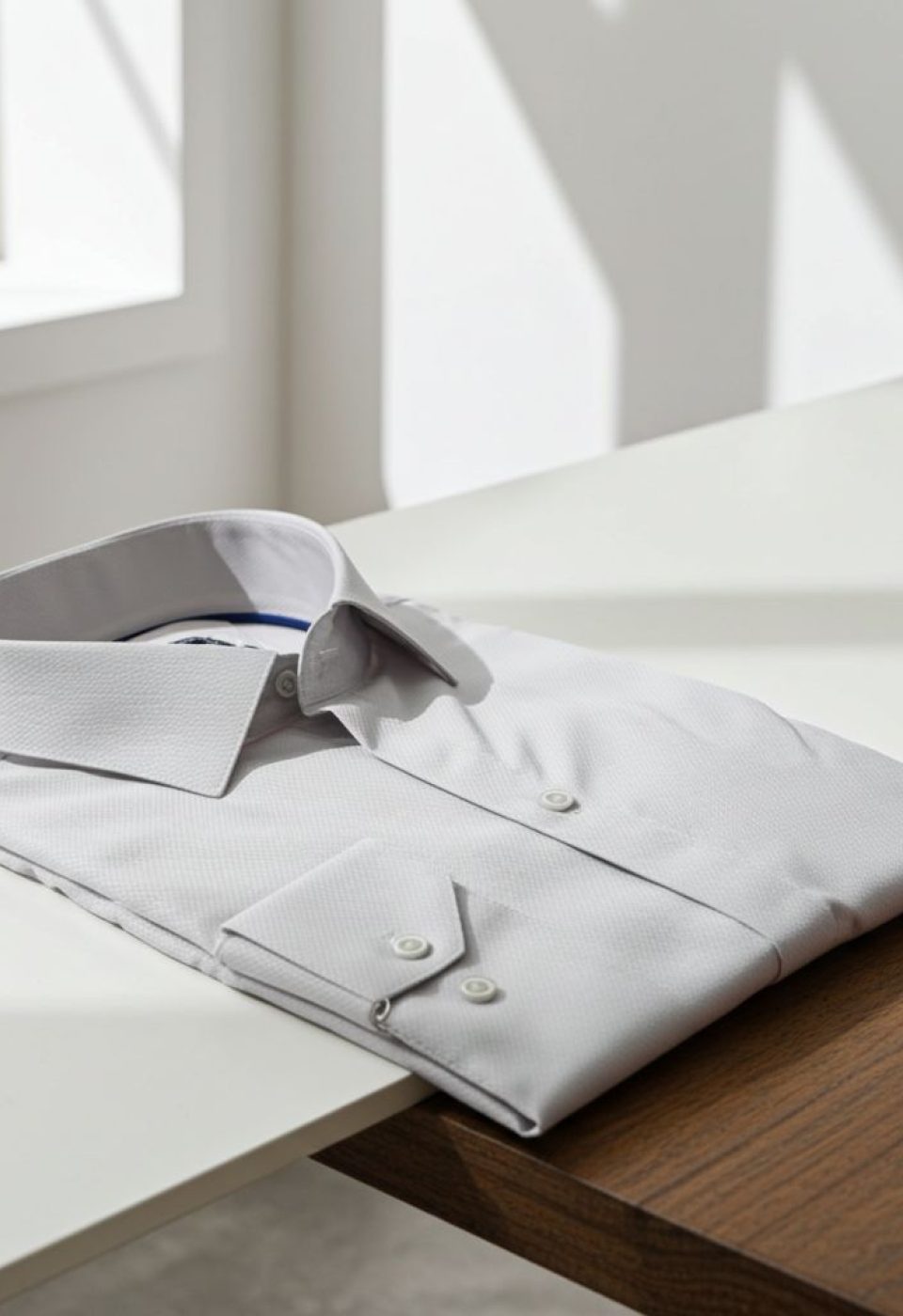 Slim Fit Uzun Kol Desenli Jakar Armürlü Gömlek 1454 CR 001