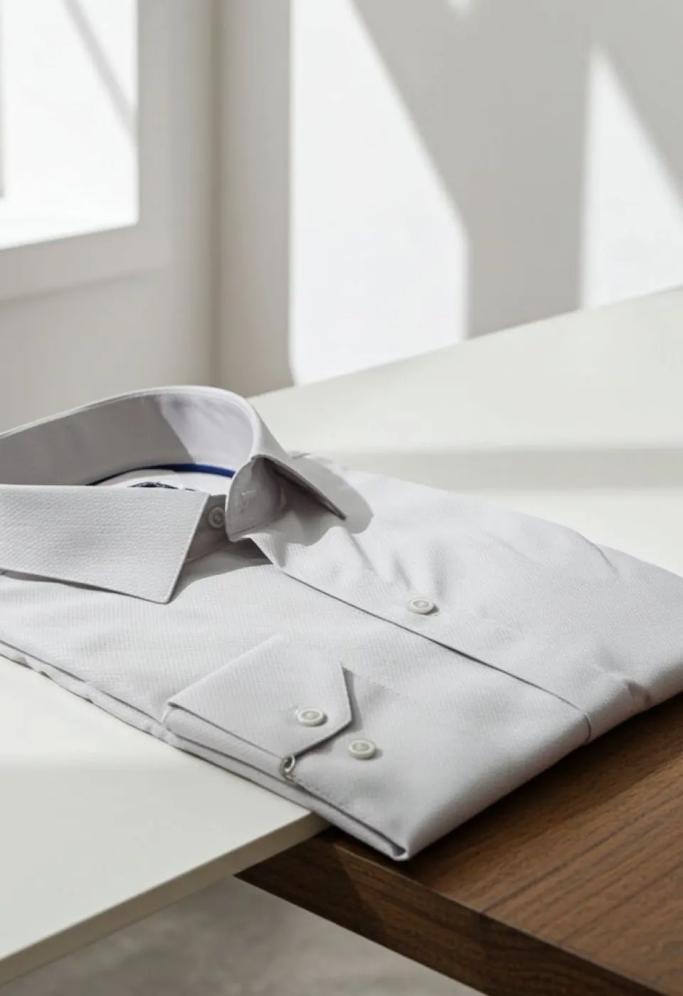 Slim Fit Uzun Kol Desenli Jakar Armürlü Gömlek 1454 CR 001
