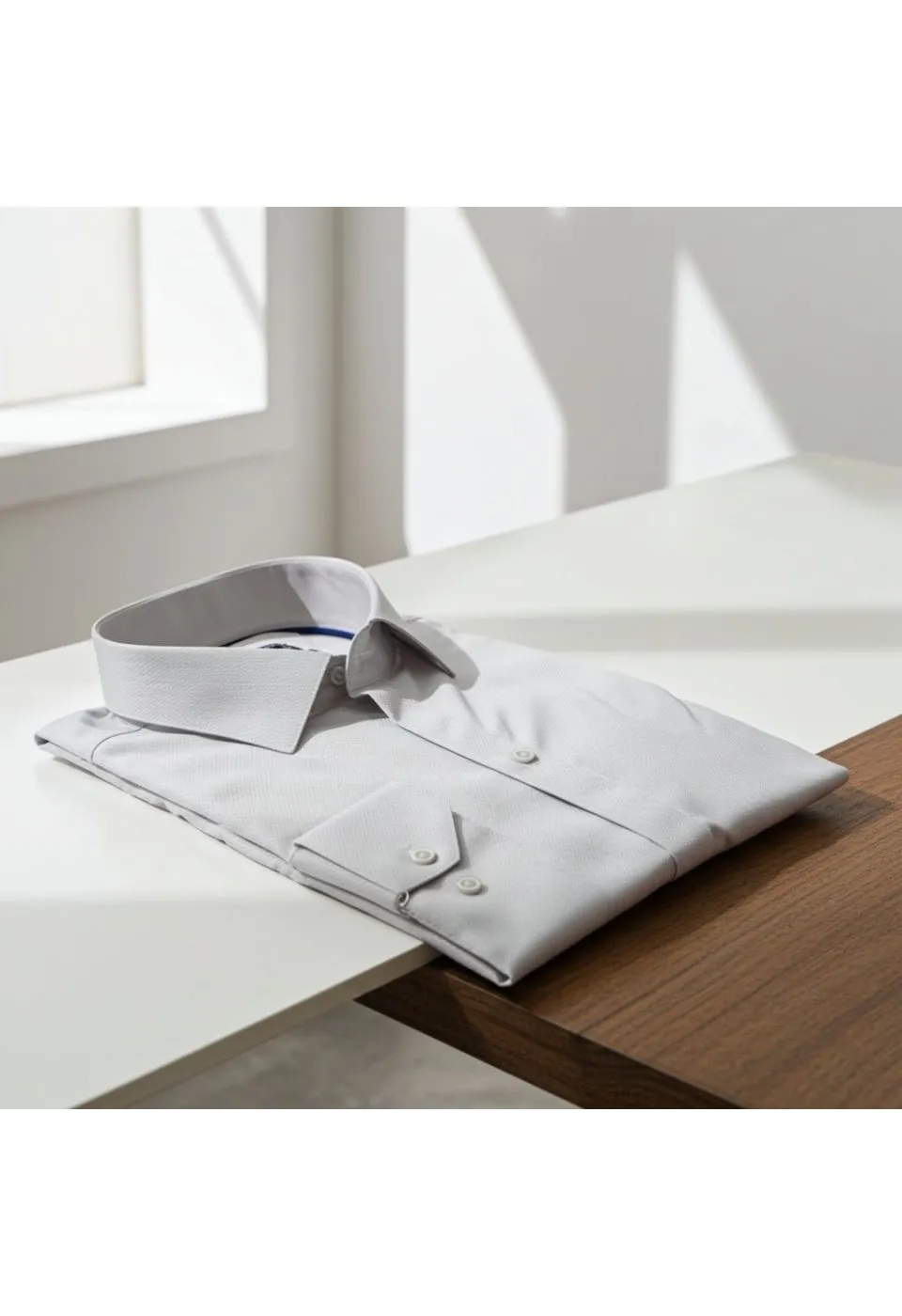 Slim Fit Uzun Kol Desenli Jakar Armürlü Gömlek 1454 CR 001 - Giovanni Fratelli