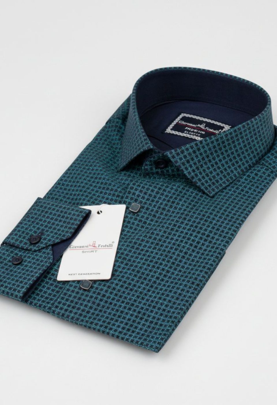 Slim Fit Uzun Kol Desenli Erkek Gömlek 3GMK311456004 Slim Fit Uzun Kol Desenli Erkek Gömlek 3GMK311456004
