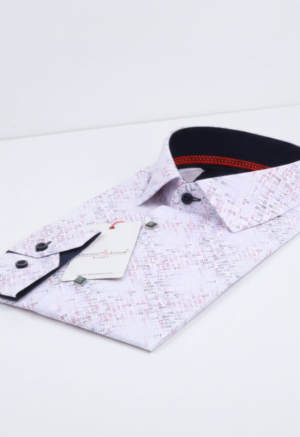 Slim Fit Uzun Kol Desenli Erkek Gömlek 3GMK311459017 Slim Fit Uzun Kol Desenli Erkek Gömlek 3GMK311459017