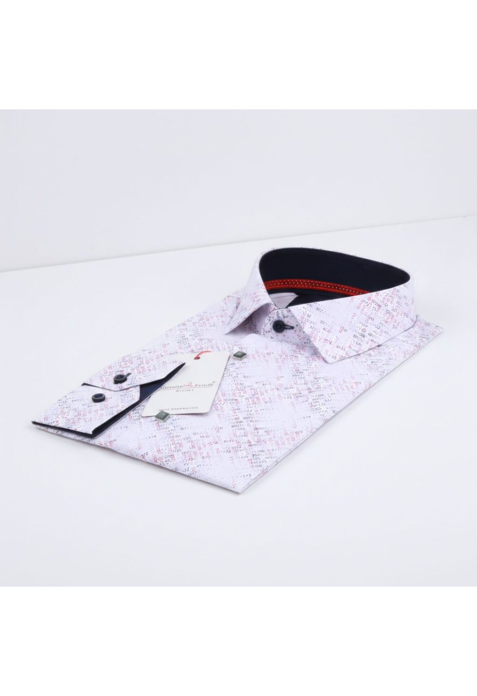 Slim Fit Uzun Kol Desenli Erkek Gömlek 3GMK311459017 - Giovanni Fratelli