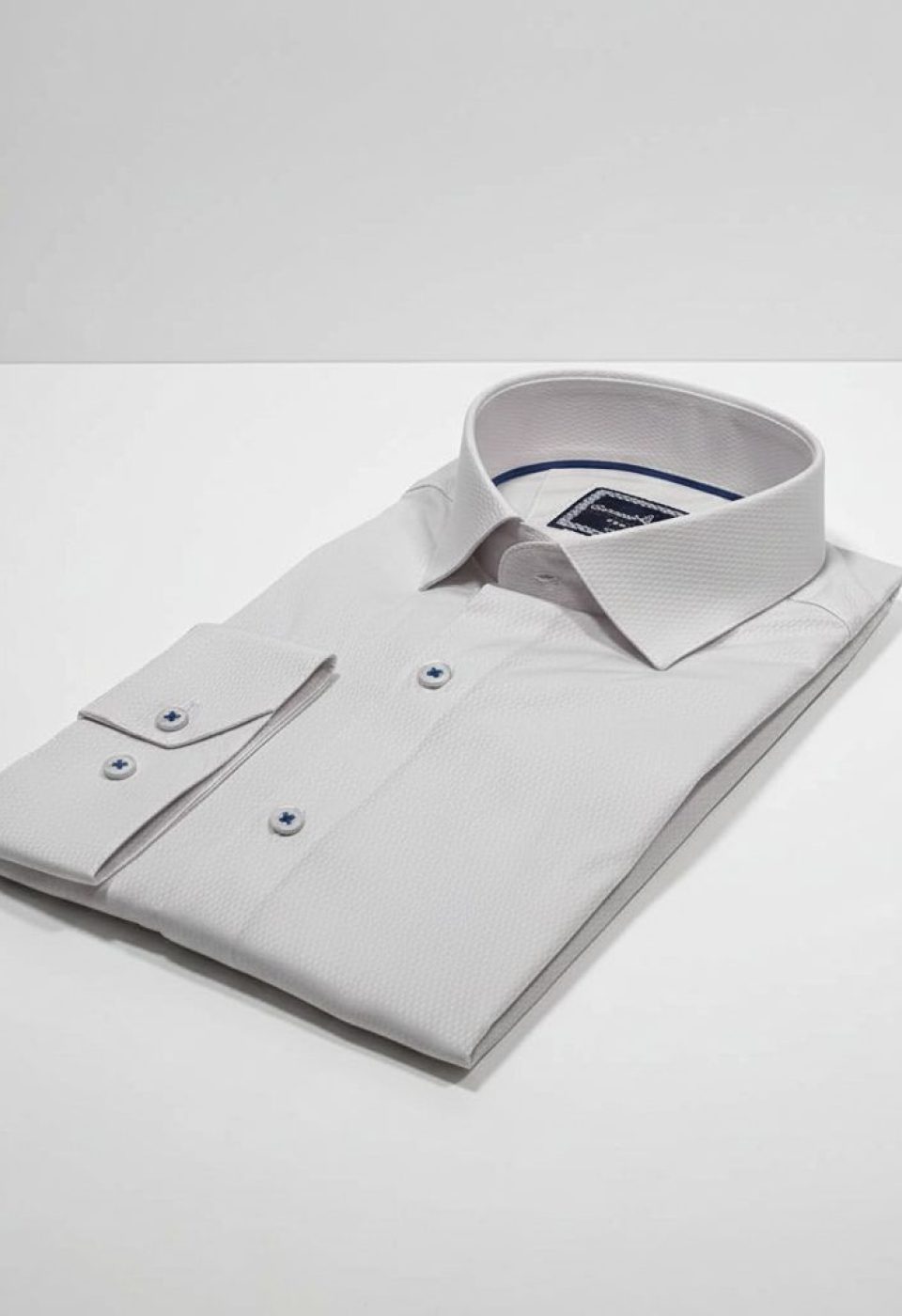 Slim Fit Uzun Kol Desenli Jakar Armürlü Gömlek 1462 CR 009 - Giovanni Fratelli