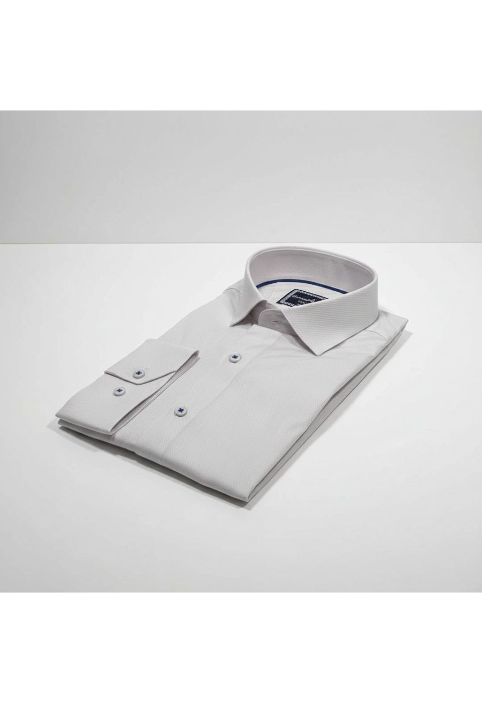 Slim Fit Uzun Kol Desenli Jakar Armürlü Gömlek 1462 CR 009 - Giovanni Fratelli