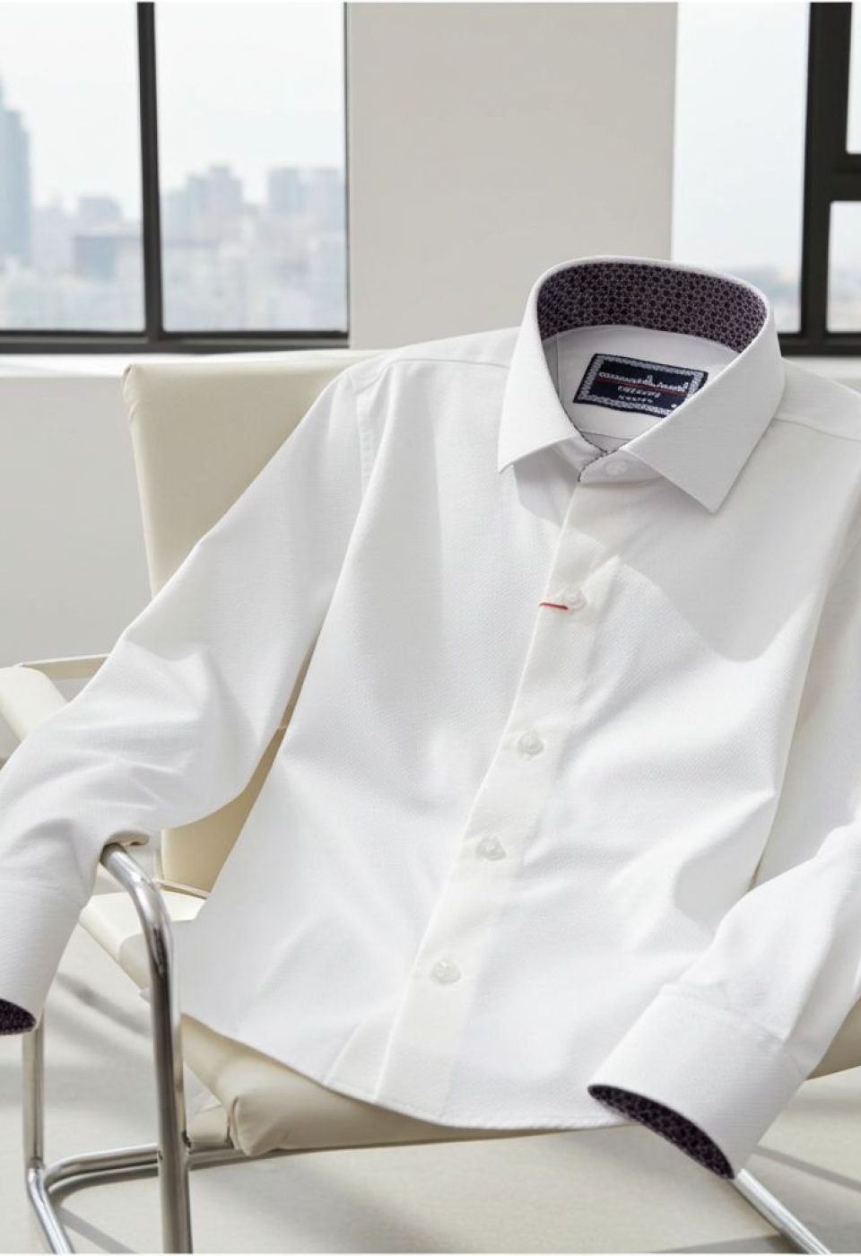 Slim Fit Uzun Kol Desenli Jakar Armürlü Gömlek 1463 CR 002 Slim Fit Uzun Kol Desenli Jakar Armürlü Gömlek 1463 CR 002