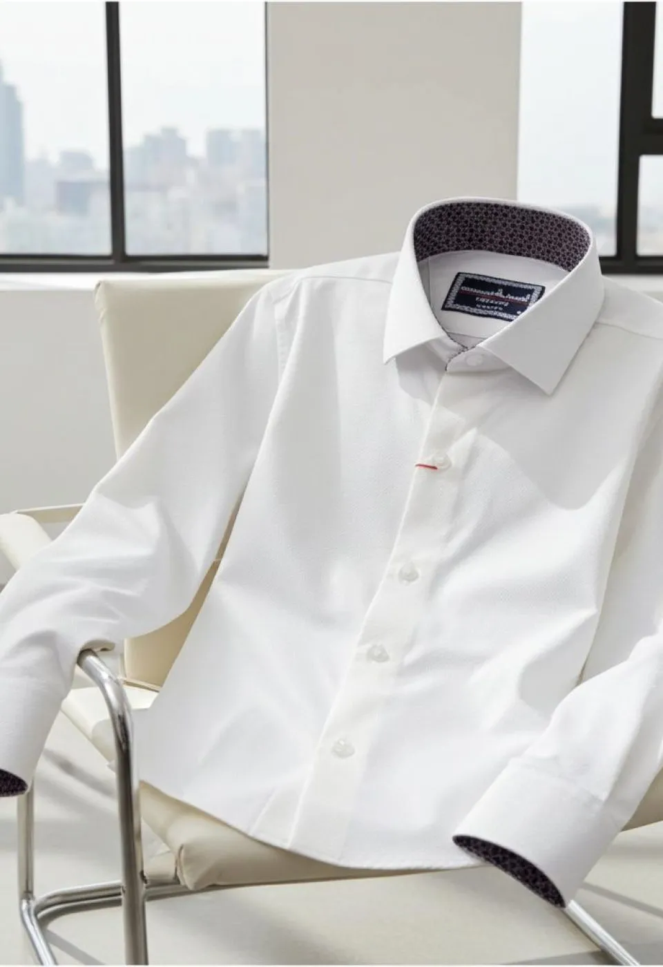 Slim Fit Uzun Kol Desenli Jakar Armürlü Gömlek 1463 CR 002 Slim Fit Uzun Kol Desenli Jakar Armürlü Gömlek 1463 CR 002