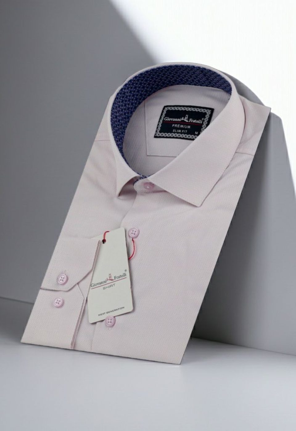 1463 CR 005 Slim Fit Uzun Kol Desenli Jakar Armürlü Gömlek 1463 CR 005 - Giovanni Fratelli