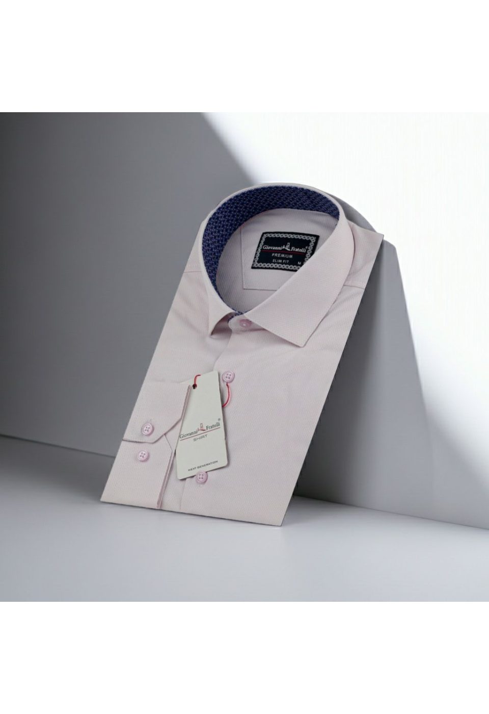 1463 CR 005 Slim Fit Uzun Kol Desenli Jakar Armürlü Gömlek 1463 CR 005 - Giovanni Fratelli