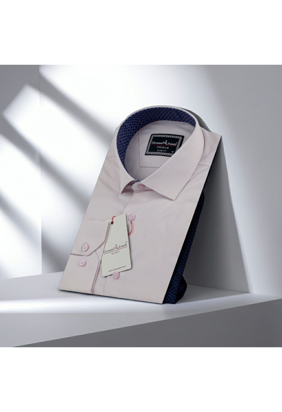 1463 CR 005 Slim Fit Uzun Kol Desenli Jakar Armürlü Gömlek 1463 CR 005 - Giovanni Fratelli