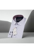 Slim Fit Uzun Kol Desenli Erkek Gömlek 3GMK311464009