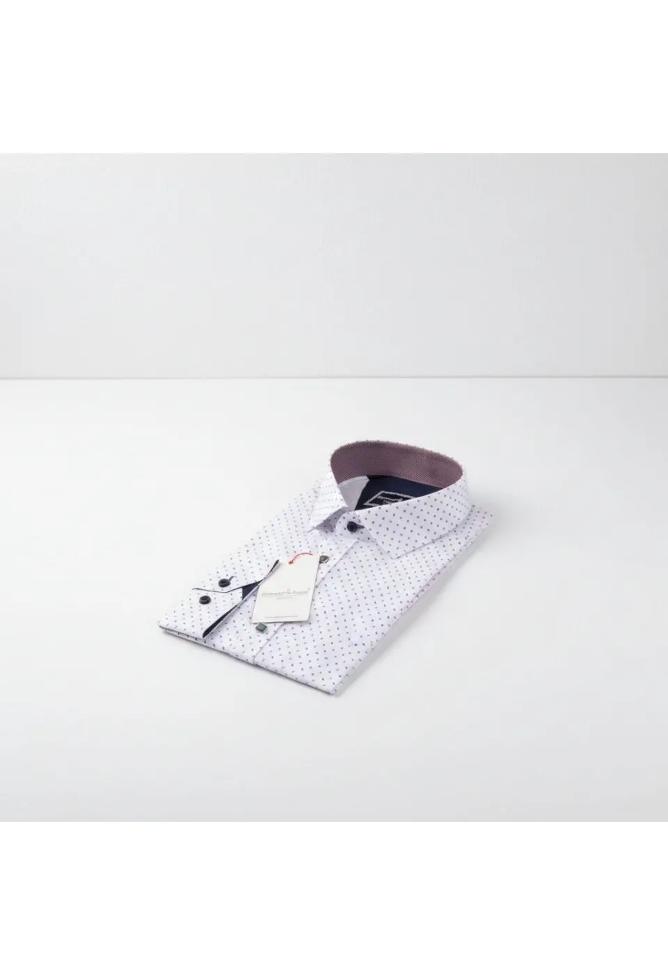 Slim Fit Uzun Kol Desenli Erkek Gömlek 3GMK311464009 - Giovanni Fratelli