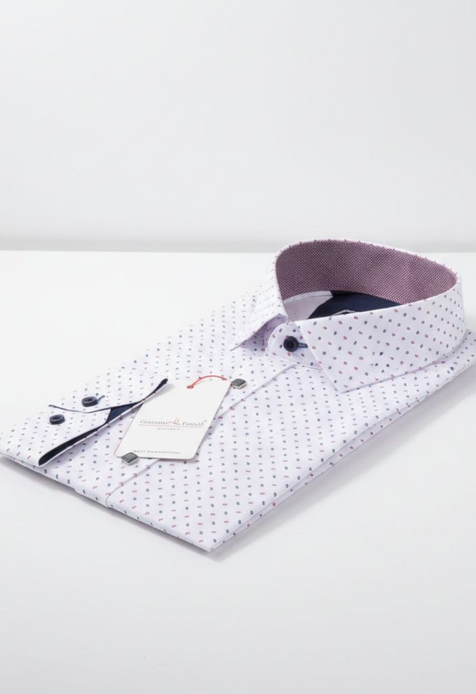 Slim Fit Uzun Kol Desenli Erkek Gömlek 3GMK311464009 Slim Fit Uzun Kol Desenli Erkek Gömlek 3GMK311464009